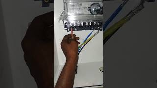 Electrical 3 phase Energy input line kaise karen3 phase Energy Meter Wiring ConnectionTherephase [upl. by Annoyi]