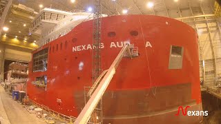 CLV Nexans Aurora construction timelaps [upl. by Mazur162]