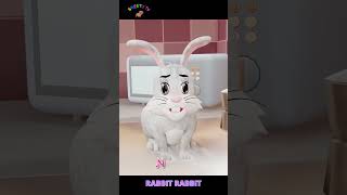 RABBIT RABBIT Nursery Rhyme  songs for kids  animated nursery rhyme for kids  3D animation short [upl. by Sesom]