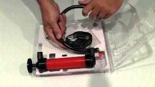 ABN Multi Use Siphon Fluid Transfer Pump Kit for Gas Oil Liquid and Air Unboxing [upl. by Coralyn]