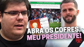 CASIMIRO REAGE PJANIC NOVO REFORÇO DO VASCO E ATLETAS DISPONÍVEIS NO MERCADO  Cortes do Casimito [upl. by Flanna]