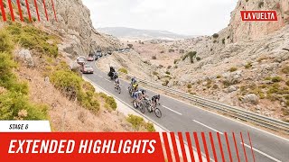 Extended Highlights  Stage 6  La Vuelta 2024 [upl. by Nobie]