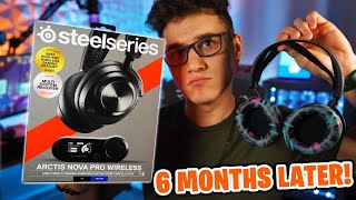 SteelSeries Nova Pro Wireless Review 6 Month Later amp Wicked Cushions Install [upl. by De Witt]