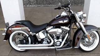 Harley Softail deluxe Vance amp Hines exhaust hear it run For sale [upl. by Margalit136]