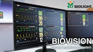 BIOVISION  Biolight Brandnew CMS Central monitoring system [upl. by Enneiviv]