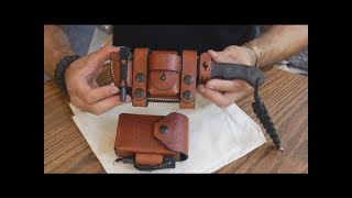 Unboxing The Hedgehog Leatherworks T2 Sheath And Utility Pouch [upl. by Esertap]