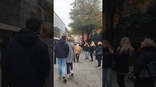 Grafton Street Dublin 🇮🇪 travel ireland church statue love graftonstreet [upl. by Anahcra852]