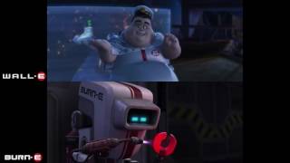 WALL·E and BURN·E scenes comparisons [upl. by Karame]