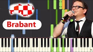 Brabant  Guus Meeuwis GRATIS bladmuziek  SYNTHESIA [upl. by Leahcimdivad780]