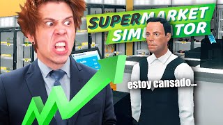 MENTALIDAD DE TIBURON  Supermarket Simulator 2 [upl. by Trub]