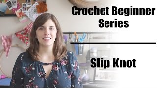 Crochet Beginner Series Part 2 Slip Knot  Sewrella [upl. by Mcmillan]