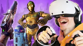 This Star Wars VR Game On PSVR2 Is NEXT LEVEL [upl. by Eiramyllek537]