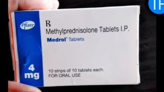 Methylprednisolonemedrol4mg tabletEp41 012019antiinflammatory drugstreatment of arthritis [upl. by Eirena]