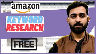 Amazon Keyword Research Tool Free  Get Profitable Keyword on Amazon Raking Strategy in Hindi [upl. by Okiam321]