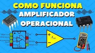 Amplificador Operacional Clase AB Potencia y Eficiencia en Acción Explicación Detallada op amp 741 [upl. by Berfield]