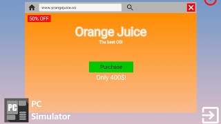 Orange Juice OS OJOS Concept  PC Simulator by Yiming [upl. by Stone898]