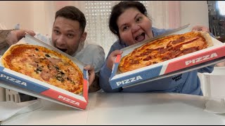 MUKBANG SGARRO DI COPPIA CON 2 PIZZE BUONISSIME 😋 [upl. by Adnawal]