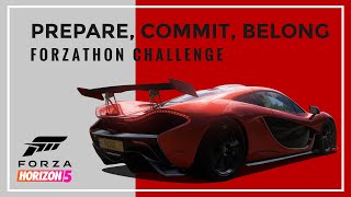 Forza Horizon 5 Prepare Commit Belong  Forzathon Challenge Guide [upl. by Asfah]