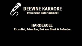 Ricus Nel amp Friends  Hardekole Karaoke Version Lyrics  Soft Backing Vocals [upl. by Notgnirra535]