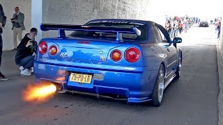 Nissan Skyline R34 Nismo R Tune Concept  REVS amp FLAMES [upl. by Nalad]