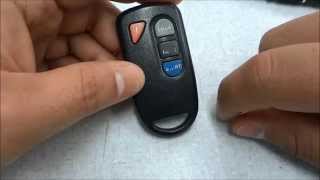 How To Change A Mazda Key Fob Battery 4 Button With Remote Start [upl. by Adoc]