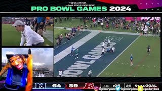 Reacting to NFC vs AFC 2024 NFL Flag Football Pro Bowl FINALE Game Highlights Reaction [upl. by Nedrud300]