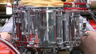 Dunnett Stainless Steel Snare Drum 8x14 [upl. by Elicec707]