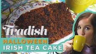 Irish Halloween Tea Cake Recipe ☕ How to Bake [upl. by Atworth]