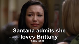 GLEE Santana admits she loves Brittany  Sexy Subtitled HD [upl. by Ebony557]