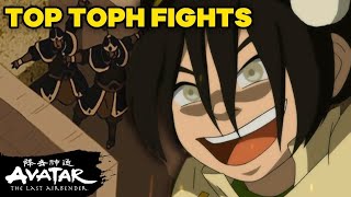 Tophs Best Fight Scenes Ever 🦶  Avatar The Last Airbender [upl. by Einaeg]