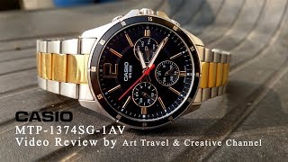 Casio Enticer MTP1374SG1AV Video Review  Best Wedding Gift Watch [upl. by Telrahc351]