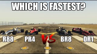 R88 VS PR4 VS BR8 VS DR1  GTA 5 Online Which is The Fastest [upl. by Topliffe]