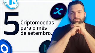 Melhores criptomoedas para SETEMBRO de 2024 [upl. by Acinoryt]