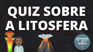 QUIZ SOBRE A LITOSFERA [upl. by Oraneg167]