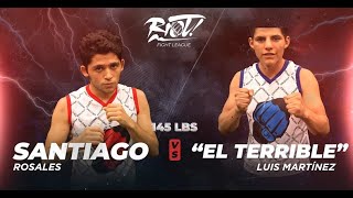 Santiago Rosales vs Luis Martinez ¨El terrible¨ [upl. by Stanwinn]