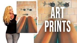 Printing Art  How to Make Giclee Fine Art Prints  Prints [upl. by Ruon159]