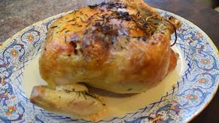 Roasted Chicken with Rosemary  Cooking Italian with Joe [upl. by Tabshey]