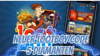 💎Neuer Lootboy Code 💎🔥 5 Diamanten 🎁🎭 Lootboycodes [upl. by Swithin802]