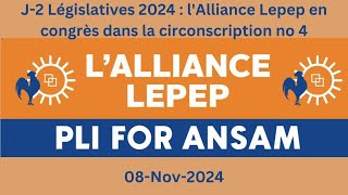 J2 Législatives 2024  lAlliance Lepep en congrès dans la circonscription no 4 [upl. by Hurwitz277]