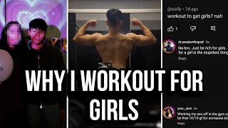 quotDont go to the GYM for Girls Broquot Roasting Cringe Gym Culture why I work out to get girls [upl. by Kavanaugh]