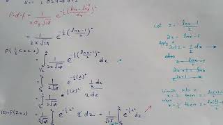 Example of log Normal distribution [upl. by Bouley]