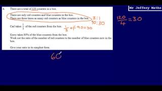 Ratio amp Proportion GCSE Maths  Edexcel Practice Tests Set 2  2H  Question 4 [upl. by Anoi]