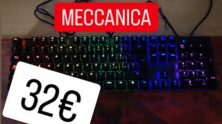 32€ ASMR TASTIERA MECCANICA PIÙ ECONOMICA IN ITALIA [upl. by Fabe667]