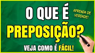 PREPOSIÇÃO O que é Preposição Aprenda As Classificações RÁPIDO E FÁCIL [upl. by Stesha]