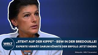 WAGENKNECHT quotEs entstehen Rissequot Koalitionsverhandlungen mit CDU in Thüringen BSW auf der Kippe [upl. by Llenrev]