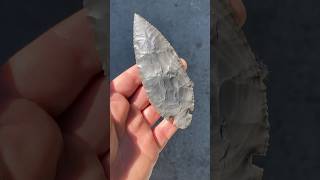 Hornstone Turkeytail flintknapping rockhounding arrowhead rocks asmr [upl. by Lyn]