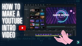 How to create a Youtube Intro Video in Filmora [upl. by Angelita487]