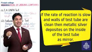 Identification of carbonyl compounds 2nd year chemistry chapter 12 lecture 13 by wajid ali kamboh [upl. by Elyc]