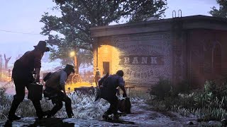 RDR2 Poor Mans Game Ep49 Rhodes Bank and Fishermans Debts [upl. by Heyward467]