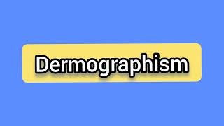 Demonstration of Dermographism in Urticaria [upl. by Circosta756]